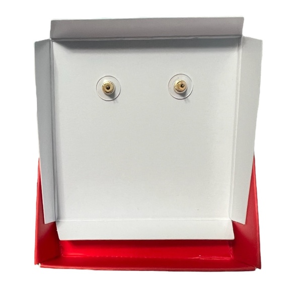 Disney Mickey & Minnie Dangle Gold Glitz Earring Set NIB - Picture 3 of 3